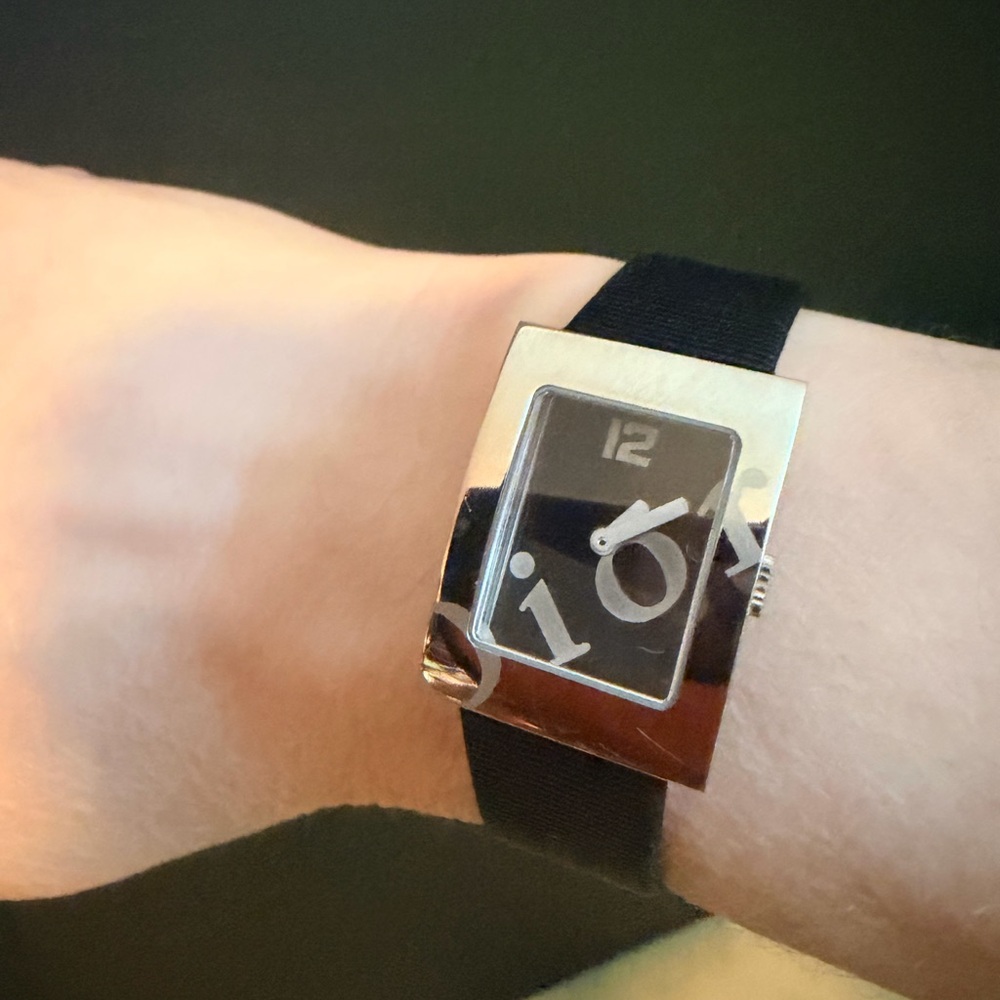 Dior Swiss Water Resistant Black Dial Rectangular… - image 1